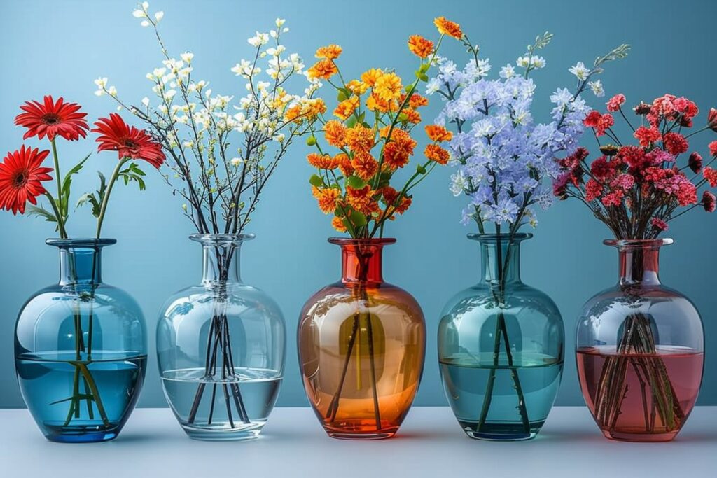 Décorer avec des vases en verre : idées et astuces pour toutes les saisons