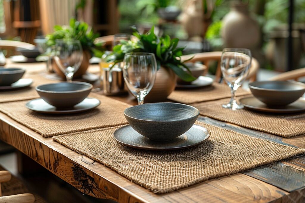 Jute : le choix parfait pour une table naturelle et chic