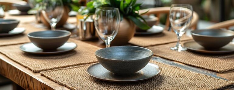 Jute : le choix parfait pour une table naturelle et chic