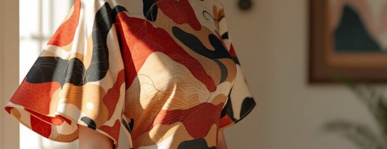 L’art abstrait au service du qipao moderne : une fusion de styles et de cultures