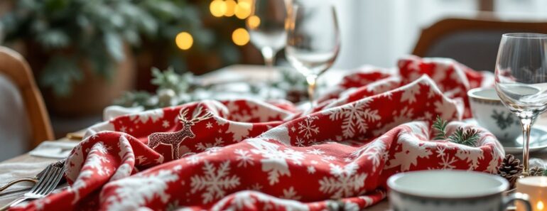 Pyjamas de noël : quand la mode nocturne rencontre l’art de la table de fête Pyjamas de noël : quand la mode nocturne rencontre l’art de la table de fête