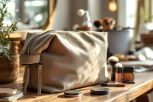 Optez pour une grande trousse à maquillage : idéale pour les voyageuses !