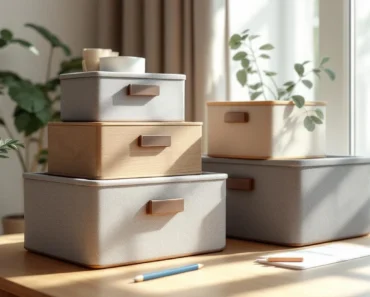 Comment donner du style à votre organisation grâce aux petits boîtes de rangement design