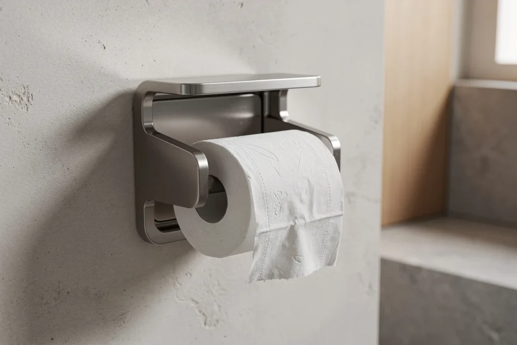 Porte-papier toilette pour petits espaces en 2026 : optimiser chaque centimètre