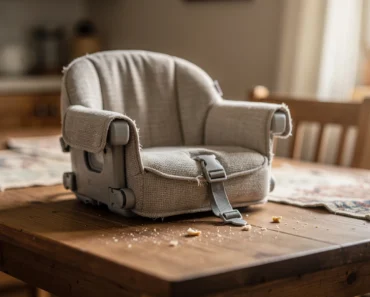 Réhausseur de chaise bébé : la solution nomade et pratique pour les repas en déplacement