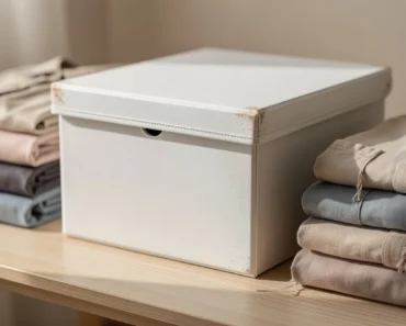 Boîte de rangement blanche pour vêtement : style et praticité dans l’organisation Boîte de rangement blanche pour vêtement : style et praticité dans l’organisation