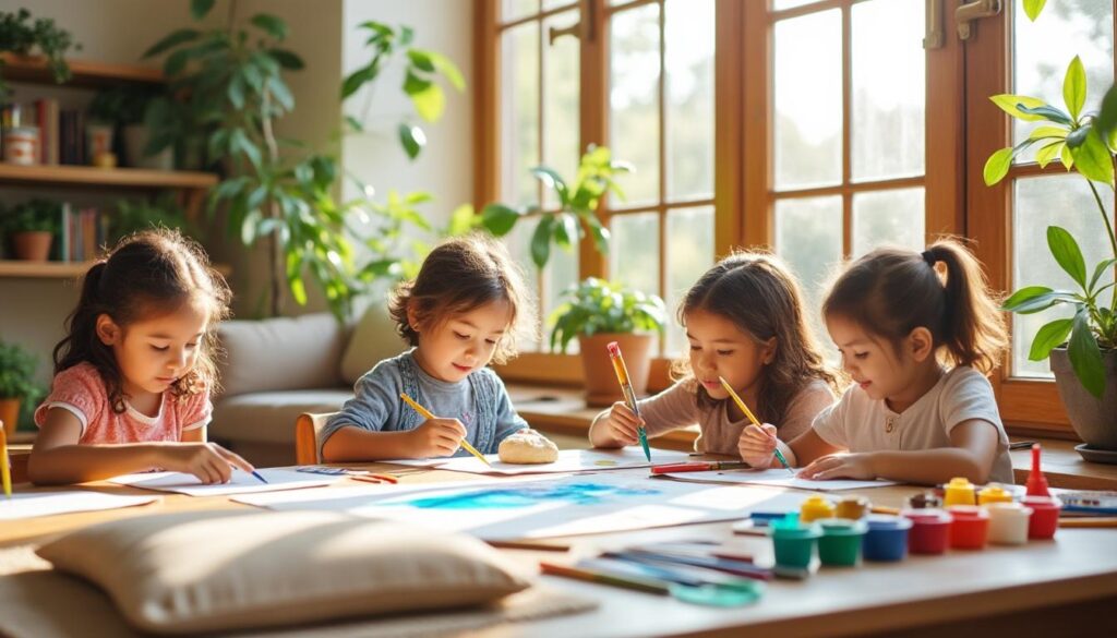 Art et enfants : idées d’activités créatives à la maison