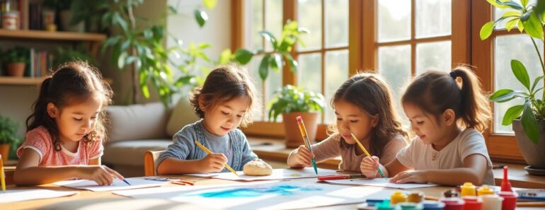 Art et enfants : idées d’activités créatives à la maison