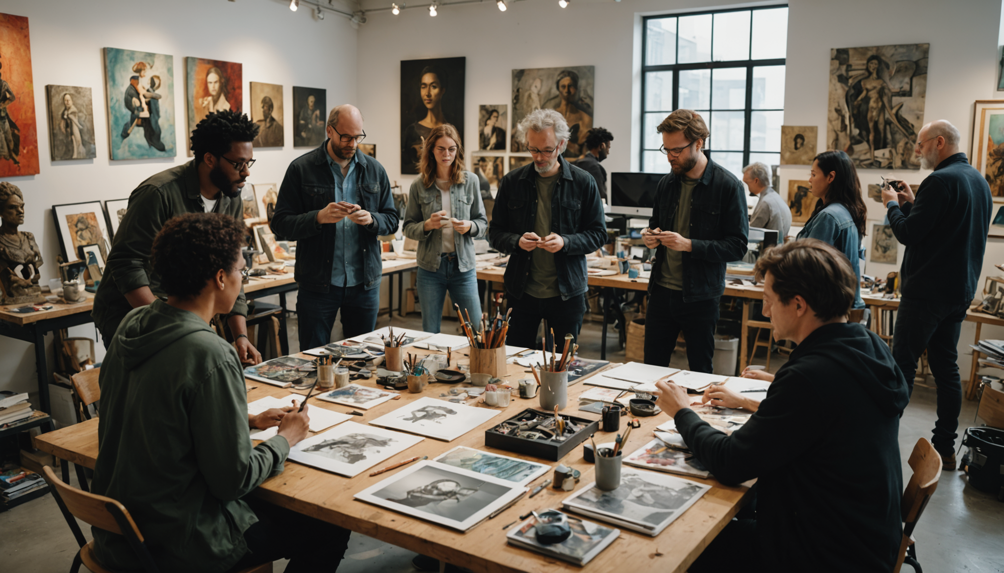 découvrez un parcours d’art visuel à travers des galeries, collectifs et ateliers, mettant en lumière la créativité et les talents contemporains.