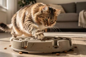 Les avantages de la gamelle labyrinthe pour les chats gloutons