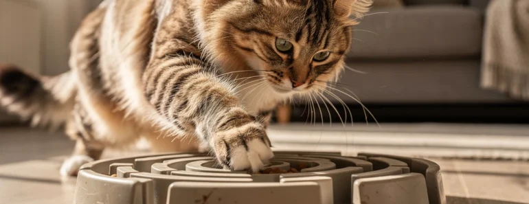 Les avantages de la gamelle labyrinthe pour les chats gloutons