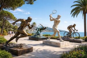 Art à Nice : les sculptures qui célèbrent les sportifs
