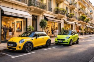 Découvrir les galeries d&rsquo;art de Nice en voiture avec les Mini Cooper et Smart ForTwo pour se garer facilement