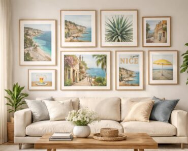 Exposez vos œuvres avec des galeries murales style Nice et encadrements sur mesure Exposez vos œuvres avec des galeries murales style Nice et encadrements sur mesure