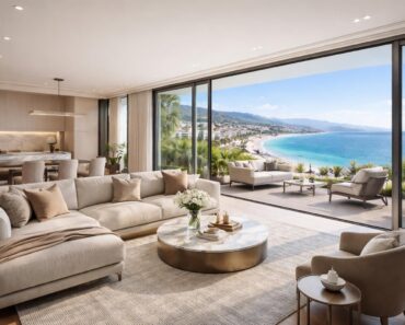 Acheter un appartement avec vue sur baie des Anges à Nice et prestations luxueuses en centre