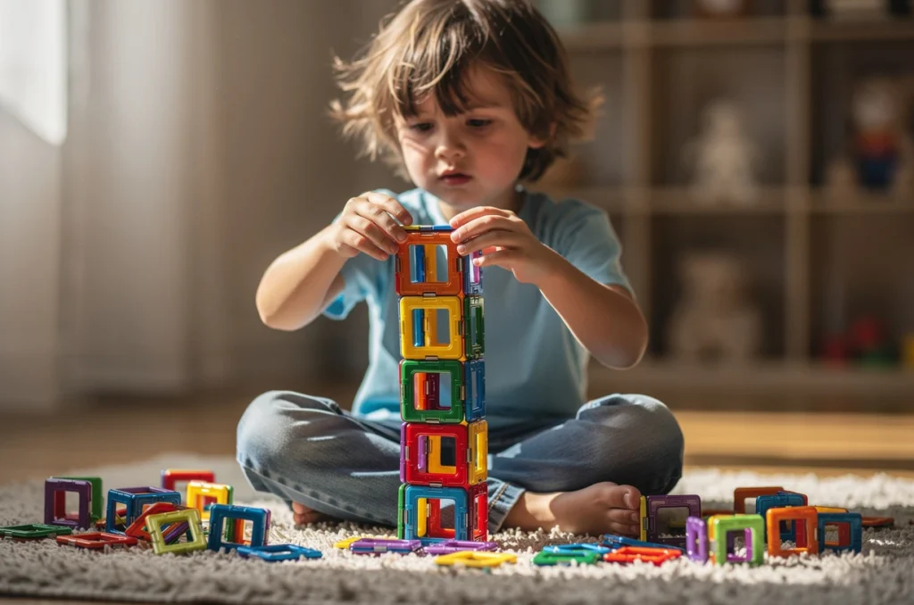 Découvrir les jeux de construction aimantés pour les 3-8 ans : éveillez la créativité des enfants
