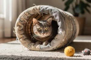 Tunnel pour chat : l&rsquo;essentiel pour le bien-être de votre chat