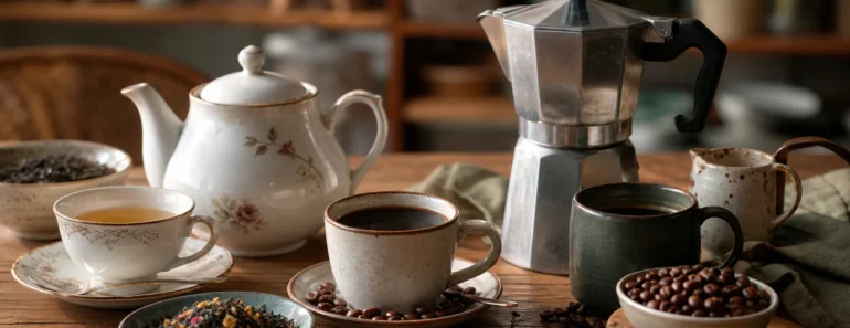 Fan de thé ou de café ? Découvrez comment choisir sa théière ou cafetière sur universthecafe.com